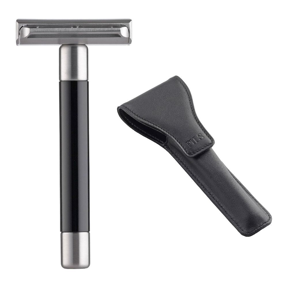 SET #1: Safety razor of your choice + leather case