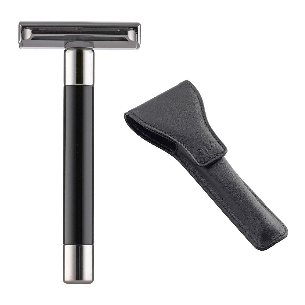 SET #1: Safety razor of your choice + leather case