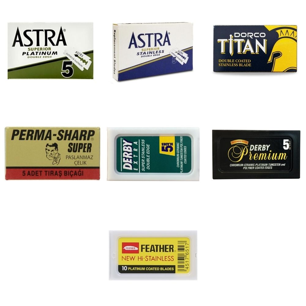 Double Edge Rasierklingen Probeset (45 Rasierklingen)