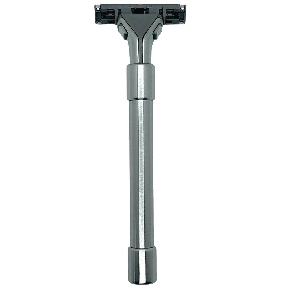 101EE PILS razor for Gillette Sensor blades, stainless steel satin finished