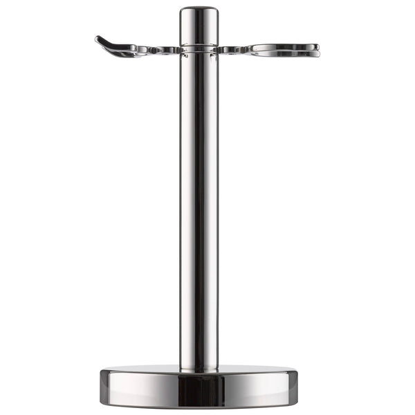 101L PILS: Large Shaving Stand, for brushes and razors, polished stainless steel                                