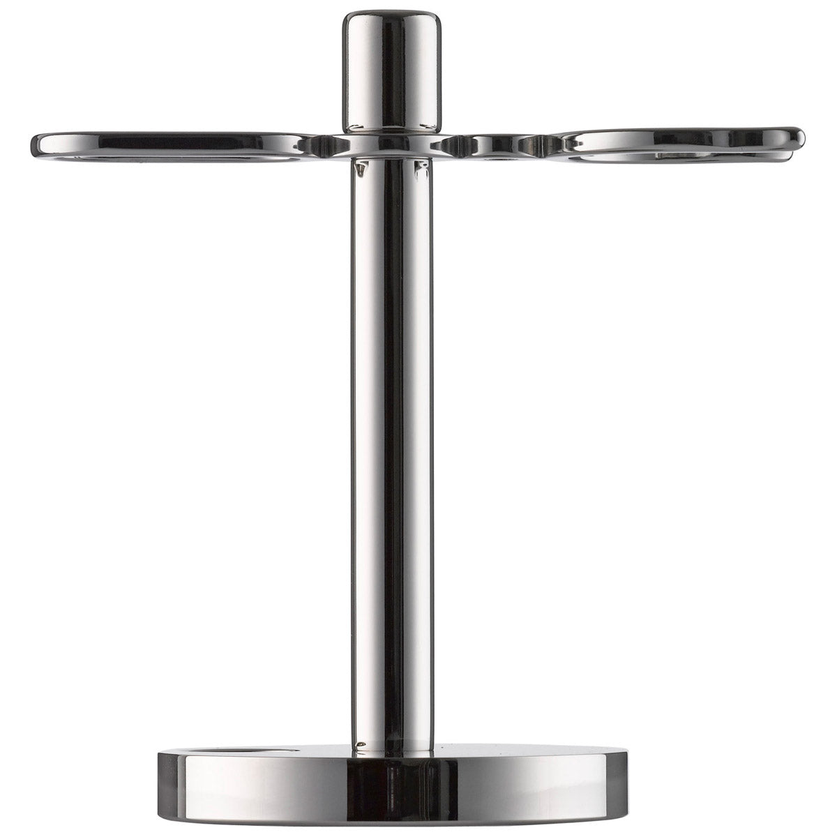 301RL PILS: Shaving Stand for brushes and straight razor, stainless steel matte